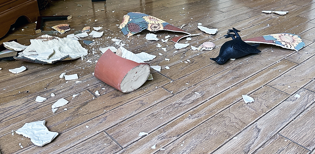 Earthquake damage. June 2026.